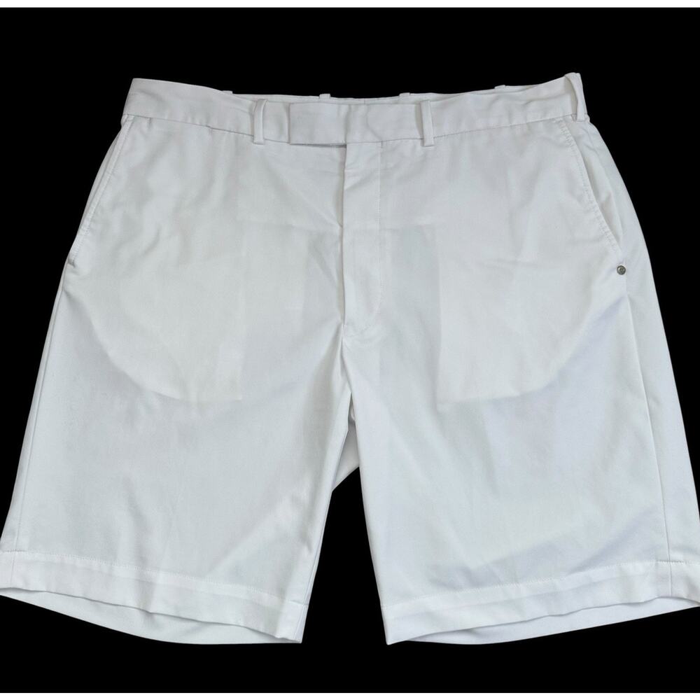 RLX Ralph Lauren Golf Shorts Mens 36 White Classic 10 Inch Inseam Performance